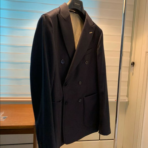 미국 간트 러거 블레이저 더블자켓 48(95~100)사이즈 미착용새것 잉크네이비컬러