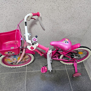 디즈니 프린세스 자전거 18인치