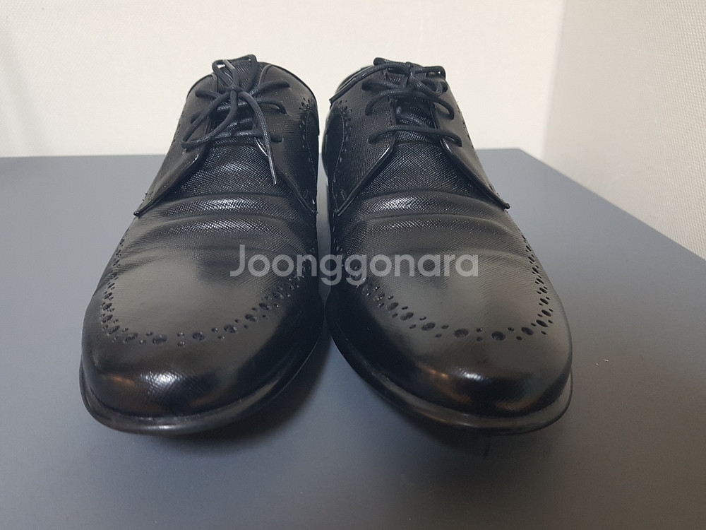 엘칸토 사피아노 천연가죽 남성 초경량 쿠션업 정장 구두 265MM--2