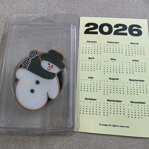 새상품)에이그 눈사람 맥세이프 그립톡(추가해서 거울있음)