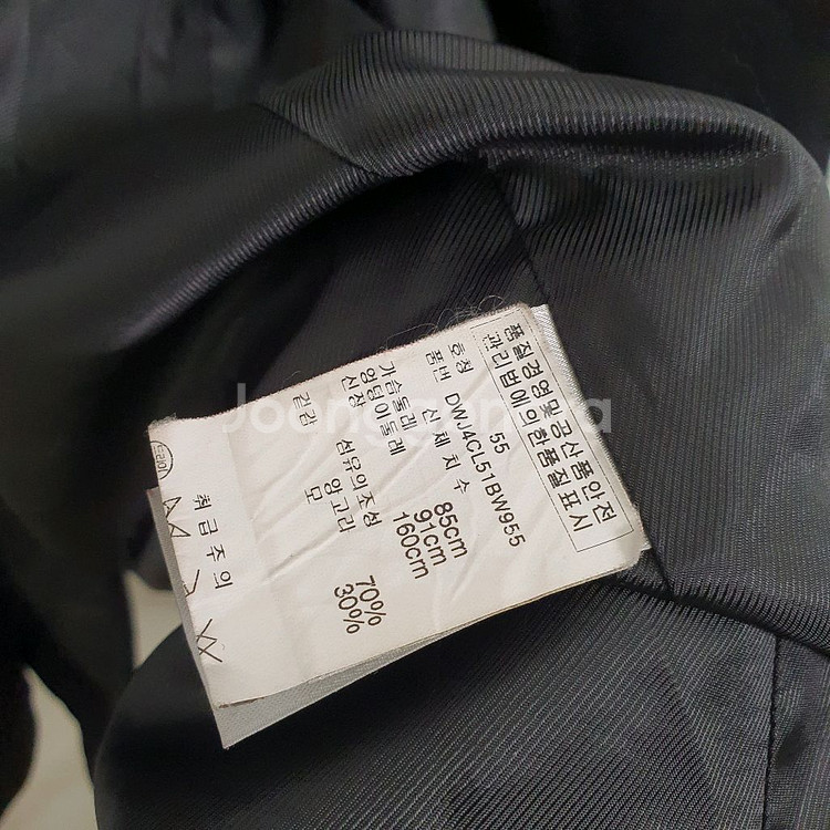 DKNY 앙고라울 후드코트--3