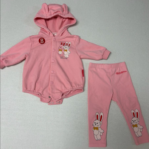 베베드피노 후드 바디수트 레깅스 세트 85