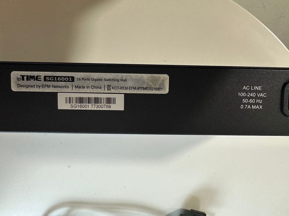 ipTIME SG16001 기가비트 스위치허브 공유기 판매합니다.--3