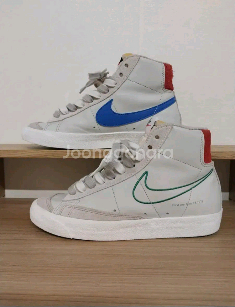 여성 나이키 블레이저 미드77 SE 라이트본 운동화 (235)--3