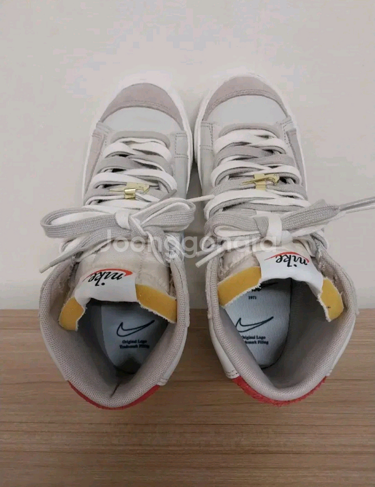 여성 나이키 블레이저 미드77 SE 라이트본 운동화 (235)--7