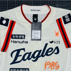 (미사용) 한화 이글스 레거시 어센틱 유니폼 김태균 95