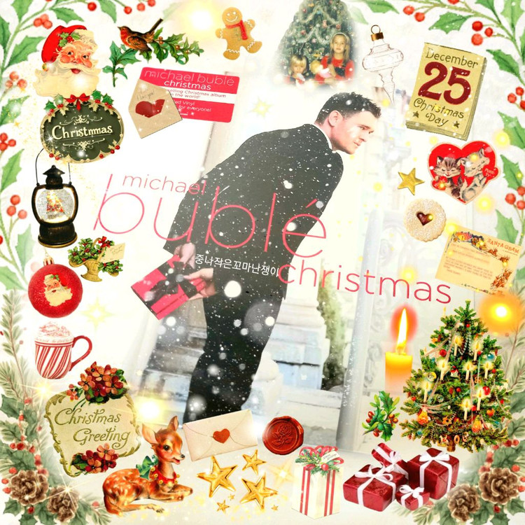 +.* 낭만의 재즈 크리스마스 : 마이클 부블레 : 레드 컬러 LP Vinyl *.+--1