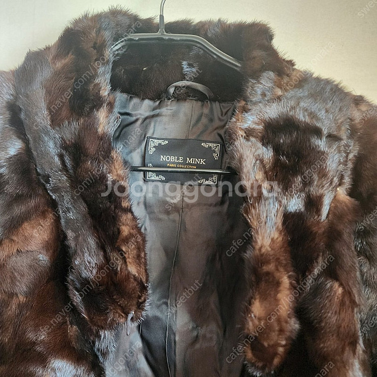 진도 밍크 모피 조끼 퍼 숏 조끼 베스트--4