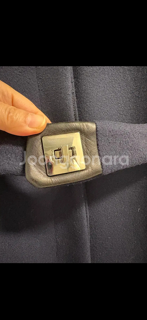 Sandro(산드로)네이비 벨티드코트--1