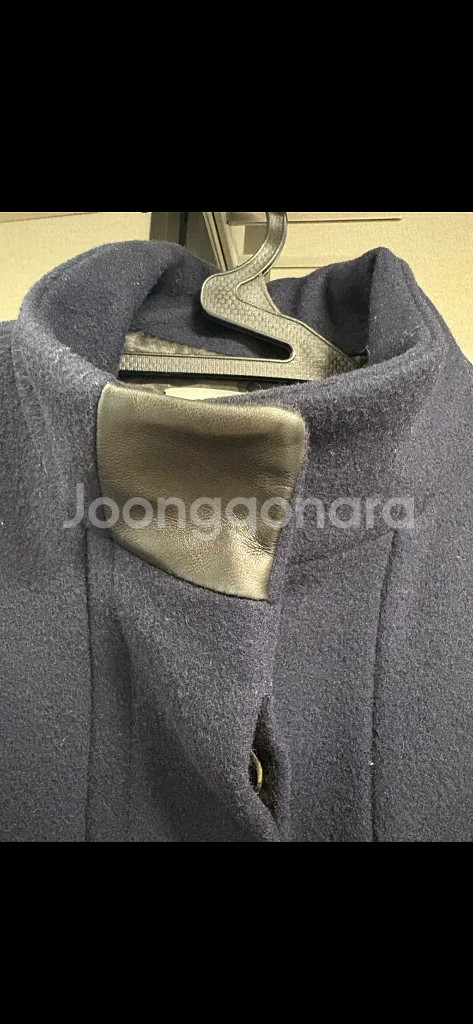 Sandro(산드로)네이비 벨티드코트--3