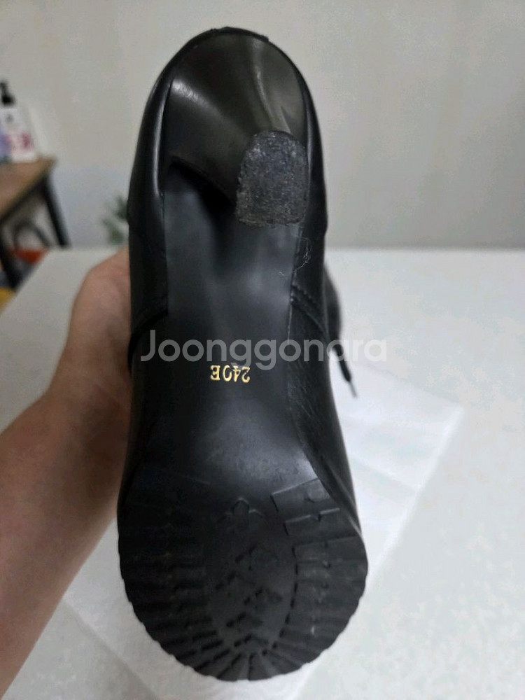 에스콰이어 레이스업 앵클 부츠 235.240--3