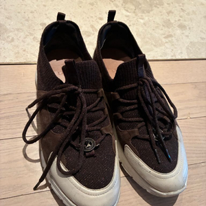 [LATT] 한섬 래트 여성 니트 스니커즈 235