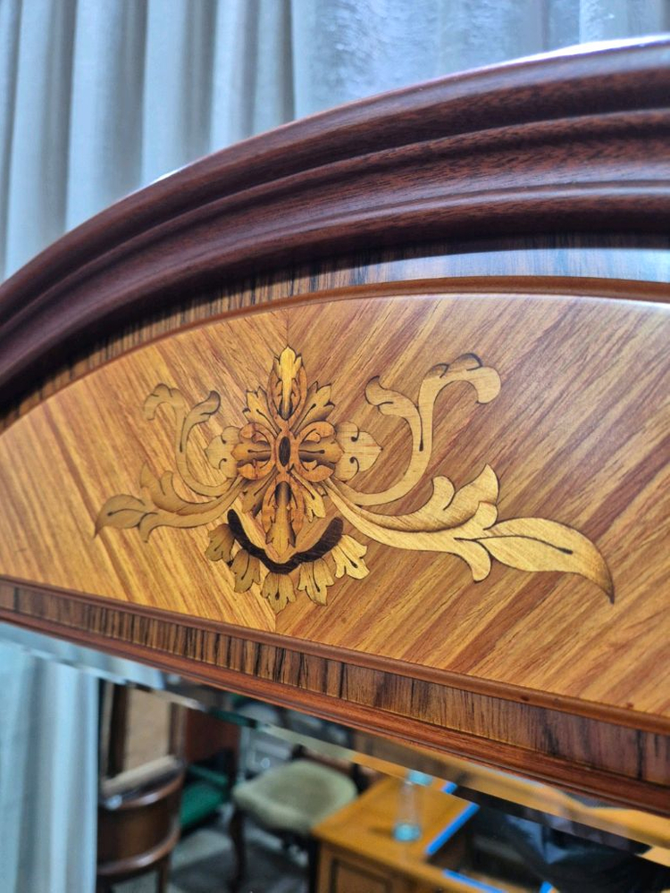 한국가구 엔틱 원목 콘솔화장대--9