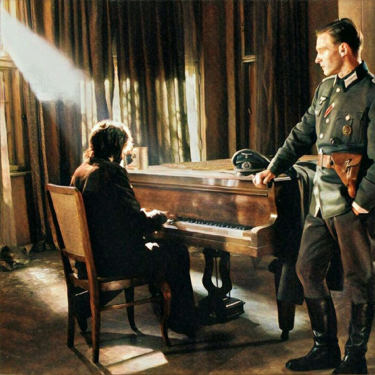 +. 아련한 전율의 영화 : 피아니스트 : 15주년 기념 희귀 한정판 전쟁의 붉은 레드 컬러 LP Vinyl .+--6