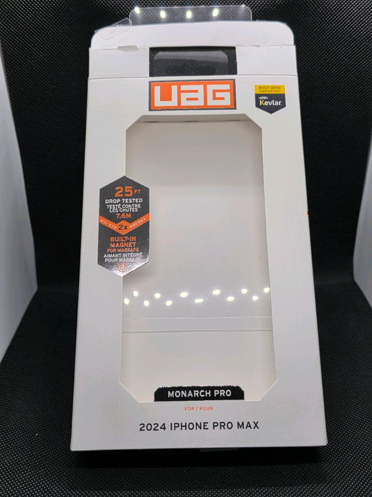 UAG 모나크 케블라 맥세이프 케이스 블랙 아이폰16프로맥스 이미지