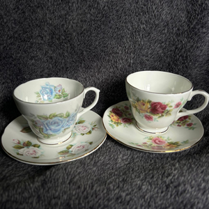 빈티지 영국 마르멜로 marmelo 커피잔 찻잔 2조