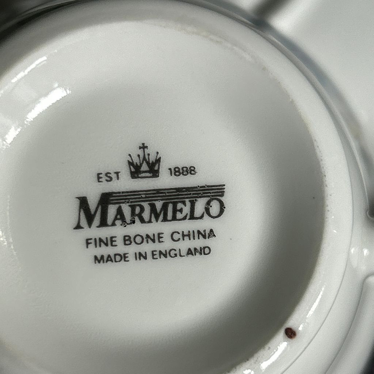 빈티지 영국 마르멜로 marmelo 커피잔 찻잔 2조--6