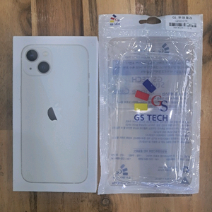 [미사용] 아이폰13 256G 화이트 단순개봉 정상해지