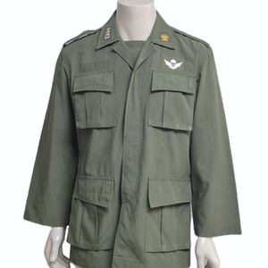 육군 구형 80s 대위 보병 민무늬 엘리트복 전투복 상의 자켓 (L) 이미지