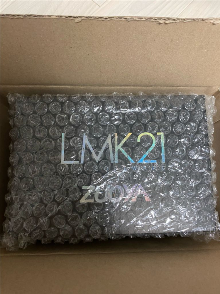 풀박스)LMK21 넘버패드+축+키캡+아크릴덮개--2