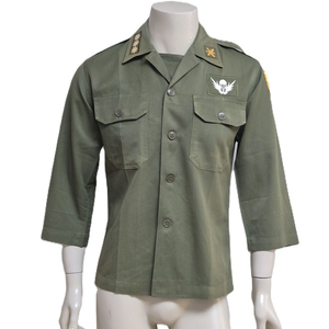 육군 구형 70s 수방사 포병 대령 민무늬 전투복 상의 자켓 (S) 이미지