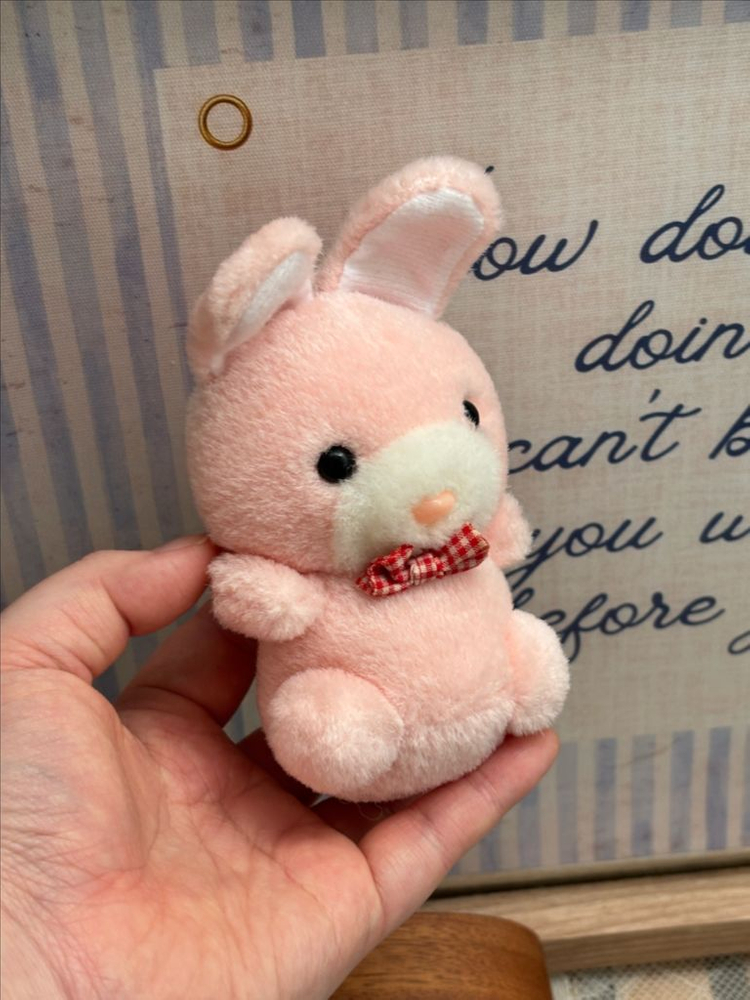 일본 헤이세이레트로 고전인형 빈티지인형 미니 토끼인형 고전완구 고전문구 히메갸루 빈티지모리걸소품--1