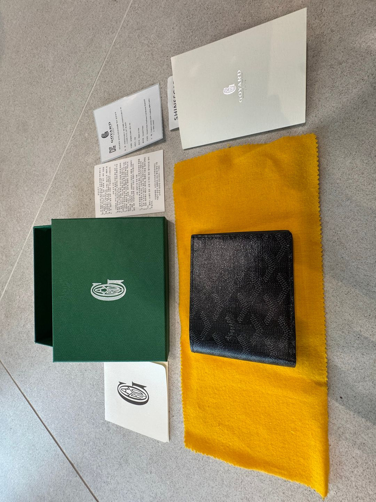 고야드 한정판 빅투와르 반지갑 새상품--2