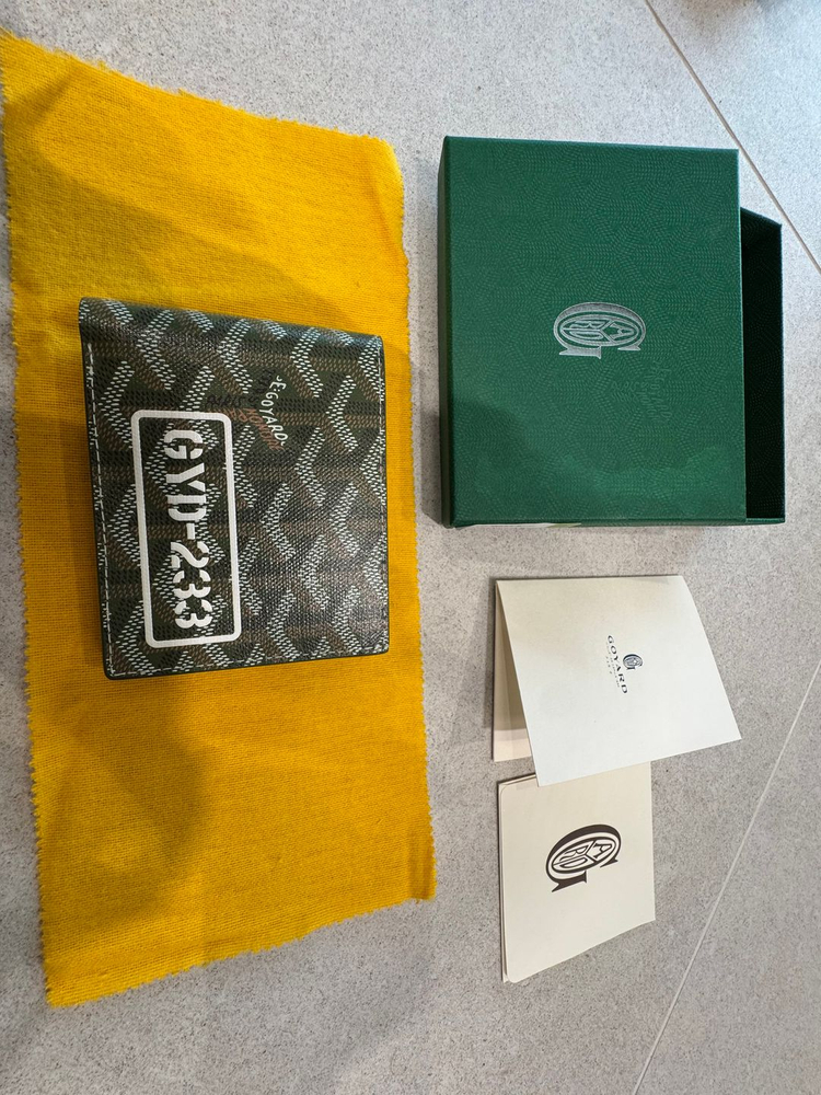 고야드 한정판 빅투와르 카키 새상품--1