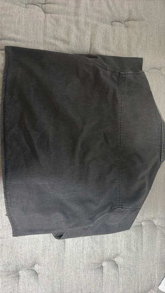 JAJU 데님 크롭셔츠--2