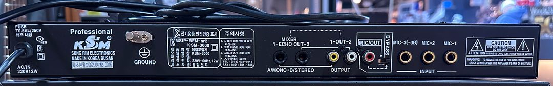 ksm-3000에코챔버/dq-2231이퀼라이져/ls-300파워엠프/rx-15x 15인치패시브스피커 이미지