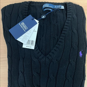 폴로 랄프로렌 여성 브이넥 니트 이미지