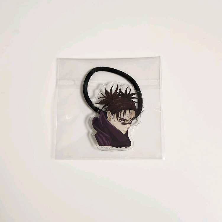 미사용) 주술회전 쵸소우 시부야사변 사멸회유 선행상영 아크릴 머리끈 헤어밴드 이미지