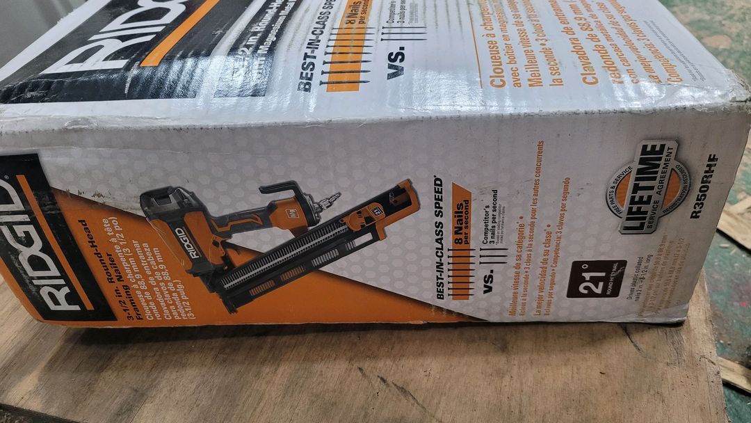 리지드 r350rhf 플레이밍 네일러 타정기--4