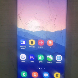 갤럭시노트10플러스 액정파손폰팝니다.