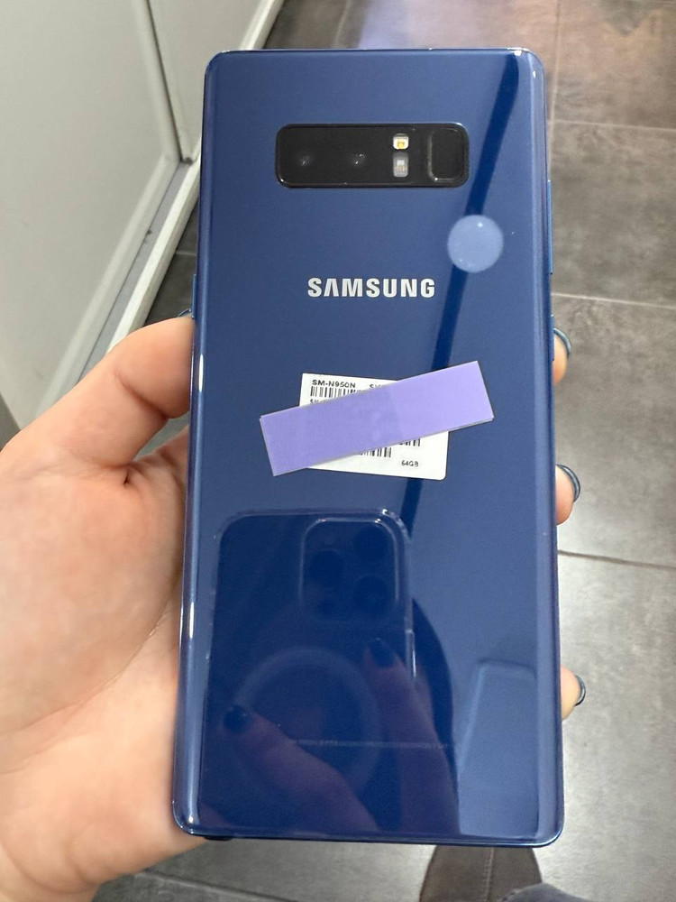 갤럭시노트8 블루 64GB 1260 이미지