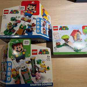 [MISB]레고 슈퍼마리오, 루이지 스타터팩, 요시 확장팩 소장제품 일괄 판매(71360, 71387, 71367)