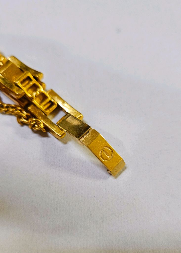 15돈 광폭 순금 팔찌. (18k 잠금장식 별도) 이미지