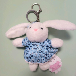 드레스버니 토끼 키링인형 11cm (블루)