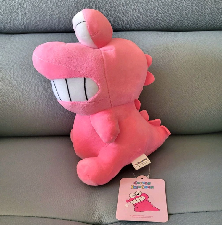 짱구는못말려 와니야마상 핑크악어 인형 25cm 이미지