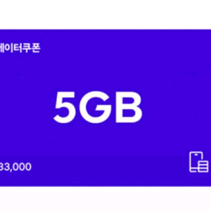 SK 데이터쿠폰 5GB