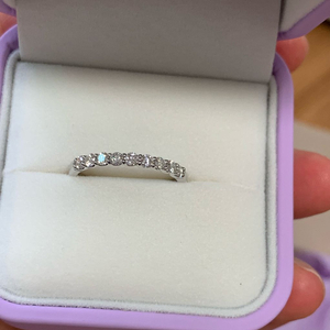 골든듀 18K 에일린 반지 가드링 천연다이아 15호