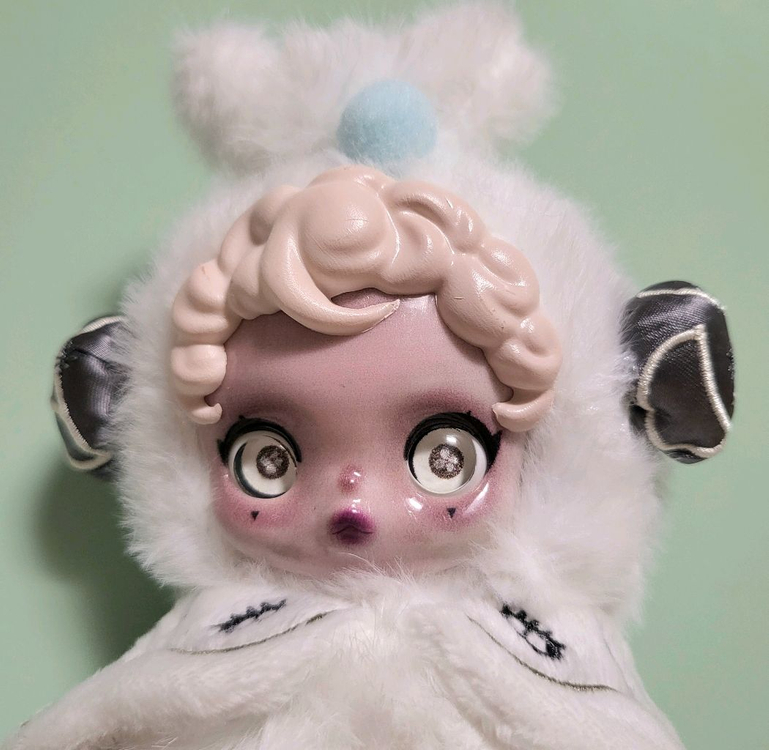 스컬판다 안개 키링인형 (인형뽑기 제품) 이미지