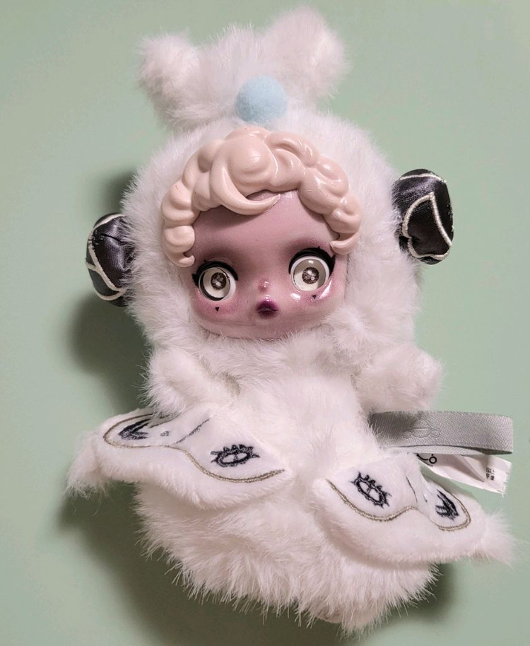 스컬판다 안개 키링인형 (인형뽑기 제품) 이미지