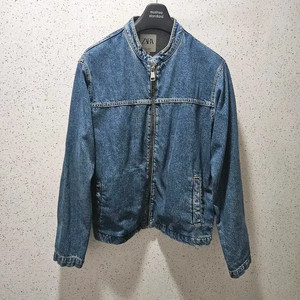 M) 자라 중청 데님 블루종 자켓 6688 316 릴렉스핏