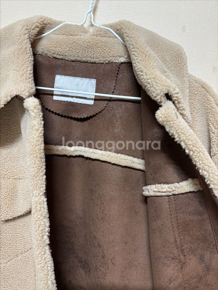 보브 VOV 양털 무스탕 자켓--2