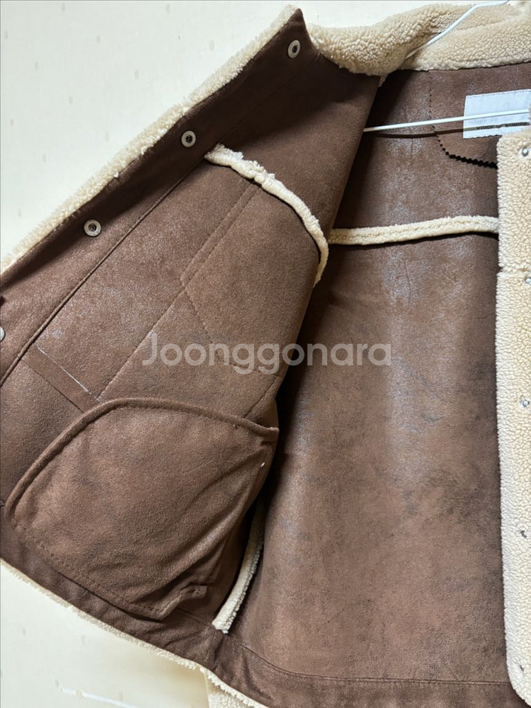 보브 VOV 양털 무스탕 자켓--3