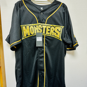 최강야구 최강 몬스터즈 어센틱 블랙 유니폼 110 사이즈