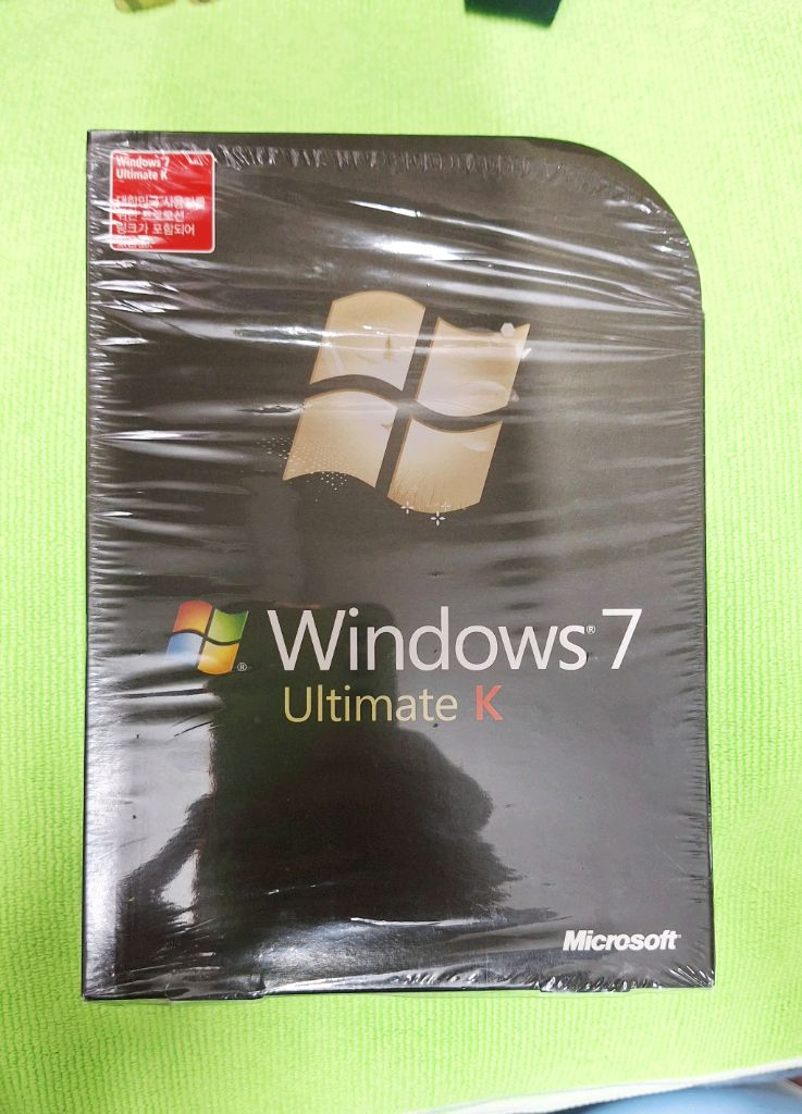 윈도우7 Ultimate K (기업용) 정품 DVD Full Package Product 팝니다. (설치비 포함)--0