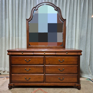 엔틱 원목 9D 화장대 서랍장