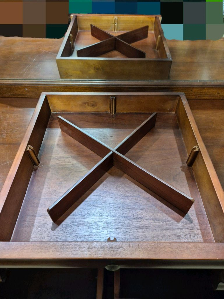 엔틱 원목 9D 화장대 서랍장 이미지